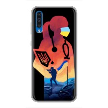 ЗСУ Чохли (TPU) для Samsung Galaxy A50 2019 (A505F) (ЗСУ Лікар)