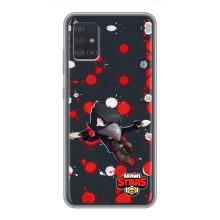 Бампер (ТПУ) з принтом Brawl Stars на Самсунг Галаксі А51 5G (Чорний ворон)
