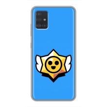 Бампер (ТПУ) з принтом Brawl Stars на Самсунг Галаксі А51 5G (Значок)