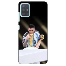 Чехлы Лео Месси Аргентина для Samsung Galaxy A51 5G (A516) (Кубок Мира)
