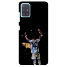 Чехлы Лео Месси Аргентина для Samsung Galaxy A51 5G (A516) (Лео Чемпион)