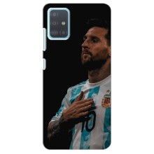Чехлы Лео Месси Аргентина для Samsung Galaxy A51 5G (A516) (Месси Капитан)