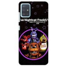 Чехлы Пять ночей с Фредди для Самсунг Галакси А51 5G – Лого Фредди