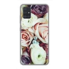 Чохли з принтом Троянд для Samsung Galaxy A51 5G (A516) (Букет Троянд)