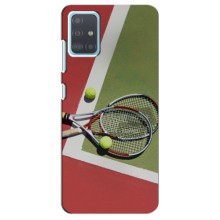 Чехлы с принтом Спортивная тематика для Samsung Galaxy A51 5G (A516) – Ракетки теннис