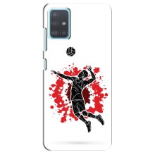 Чехлы с принтом Спортивная тематика для Samsung Galaxy A51 5G (A516) (Волейболист)