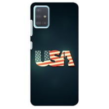 Чехол Флаг USA для Samsung Galaxy A51 5G (A516) (USA)