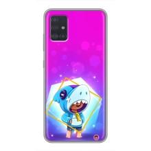 Чохол Бравл Старс для Samsung Galaxy A51 5G (A516) (Леон у костюмі Акули)