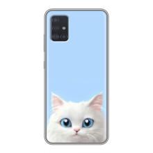 Чохол на тематику: Коти для Samsung Galaxy A51 5G (A516) (Білий кіт)