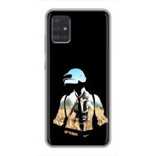 Силиконовый чехол с картинкой "Герой Pubg" на Samsung Galaxy A51 5G (A516) (Пубг мен)