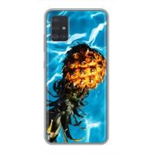 Чохол з зображенням смачної їжі для Samsung Galaxy A51 5G (A516) (Ананас)