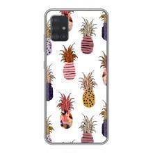 Чохол з зображенням смачної їжі для Samsung Galaxy A51 5G (A516) (Ананаси)