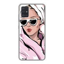 Чохол з картинкою Модні Дівчата Samsung Galaxy A51 5G (A516) (Дівчина в халаті)