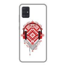 Силіконовый Чохол на Samsung Galaxy A51 5G (A516) з картинкой Вишиванки (Модна вишиванка)