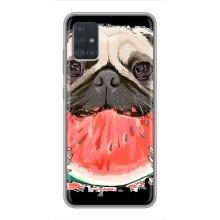 Чохол (ТПУ) Милі песики для Samsung Galaxy A51 5G (A516) (Смішний Мопс)