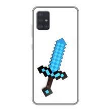 Чохли для Samsung Galaxy A51 5G (A516) (Персонажі МайнКрафт) (Меч)