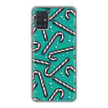 Силіконовий бампер на різдво для Samsung Galaxy A51 5G (A516) (Льодяники)