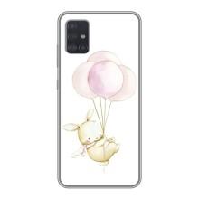 Силіконовий бампер з картинкою звірів для Samsung Galaxy A51 5G (A516) (Кролик та кульки)