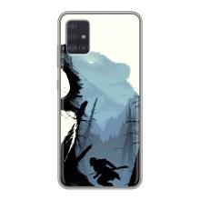 Силіконовий бампер з картинкою звірів для Samsung Galaxy A51 5G (A516) (Ведмідь та ліс)