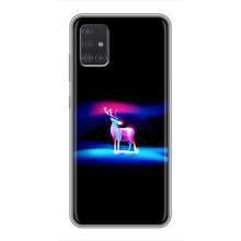 Силіконовий бампер з картинкою звірів для Samsung Galaxy A51 5G (A516) (Яскравий олень)