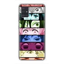 Силіконові чохлі з очіма Anime для Самсунг Галаксі А51 5G (Очі Хашира)