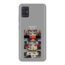 Силіконові чохлі з очіма Anime для Самсунг Галаксі А51 5G (Різнокольорові очі)
