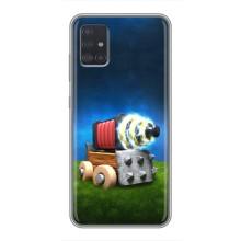 Силіконовий Чохол (атрибутика Клеш Роял) для Samsung Galaxy A51 5G (A516) (Гармата)
