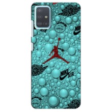 Силиконовый Чехол Nike Air Jordan на Самсунг Галакси А51 5G (Джордан Найк)