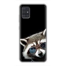 Силіконовий Чохол з Энотами  на Samsung Galaxy A51 5G (A516) (Стильний Єнот)
