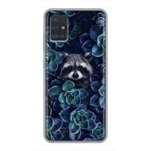 Силіконовий Чохол з Энотами  на Samsung Galaxy A51 5G (A516) (В квітах)