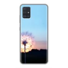 Силіконовий Чохол з кульбабками на Samsung Galaxy A51 5G (A516) (Захід з кульбабкою)