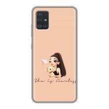 Силіконовый Чохол на Samsung Galaxy A51 5G (A516) з картинкой Модных девушек (З собакою)