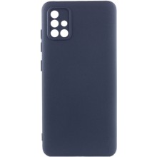 Чохол Silicone Cover Lakshmi Full Camera (A) для Samsung Galaxy A51 – Синій