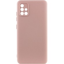 Чехол Silicone Cover Lakshmi Full Camera (A) для Samsung Galaxy A51 – Розовый
