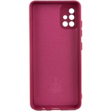 Чехол Silicone Cover Lakshmi Full Camera (A) для Samsung Galaxy A51 – Бордовый