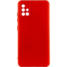 Чехол Silicone Cover Lakshmi Full Camera (A) для Samsung Galaxy A51 – Красный