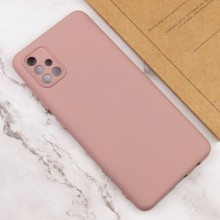 Чехол Silicone Cover Lakshmi Full Camera (A) для Samsung Galaxy A51 – Розовый