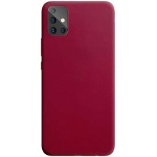 Силиконовый чехол Candy для Samsung Galaxy A51 – Бордовый