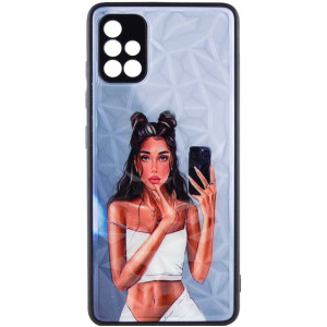 TPU+PC чехол Prisma Ladies для Samsung Galaxy A51 – Black in White