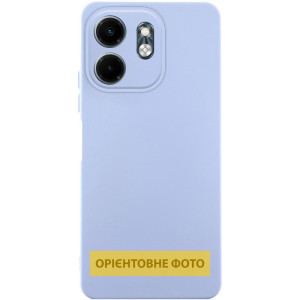 Чехол TPU GETMAN Liquid Silk Full Camera для Samsung Galaxy A51 – Сиреневый