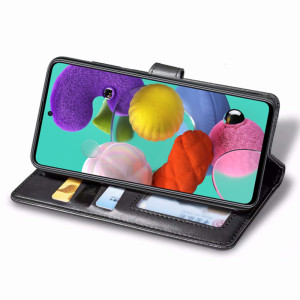 Кожаный чехол-книжка GETMAN Gallant (PU) для Samsung Galaxy A51