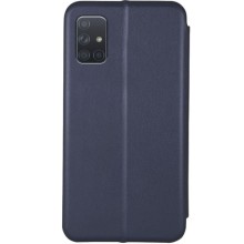 Кожаный чехол (книжка) Classy для Samsung Galaxy A51 – Темно-синий