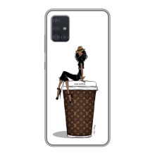 Чехлы Луи Витон для Samsung Galaxy A51 (A515) (AlphaPrint - LOUIS VUITTON) (кофе LOUIS VUITTON)