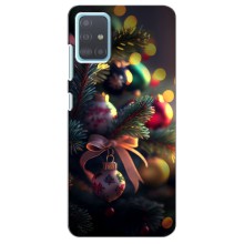 Чехлы на Новый Год Samsung Galaxy A51 (A515) – Красивая елочка