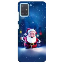 Чехлы на Новый Год Samsung Galaxy A51 (A515) (Маленький Дед Мороз)