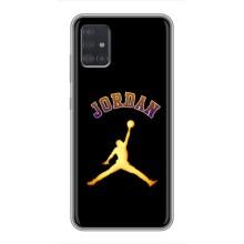 Чохли для Samsung Galaxy A51 (A515) - з картинкою JORDAN (AlphaPrint) (Jordan Gold)
