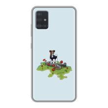Чехлы с картинкой собаки Патрон для Samsung Galaxy A51 (A515) (AlphaPrint) (Сапер Пес)