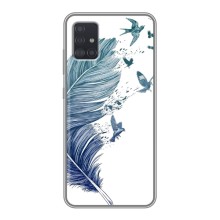 Чохол з картинкою (Стильні) Samsung Galaxy A51 (A515) - (AlphaPrint) (Перо)