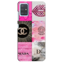 Чехол (Dior, Prada, YSL, Chanel) для Samsung Galaxy A51 (A515) (Модница)