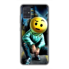 Чохол для Samsung Galaxy A51 (A515) - (AlphaPrint) з принтом (ТОП продажів) (Хлопець смайл)